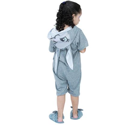 Imagem de Pijama Infantil Macacão Fantasia Coelho Pascoa Parmalat