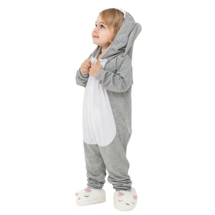 Imagem de Pijama Infantil Macacão Kigurumi Fantasia Coelho Festa