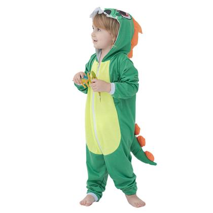 Imagem de Pijama Infantil Macacão Kigurumi Fantasia Dino