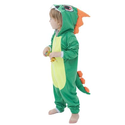 Imagem de Pijama Infantil Macacão Kigurumi Fantasia Dino