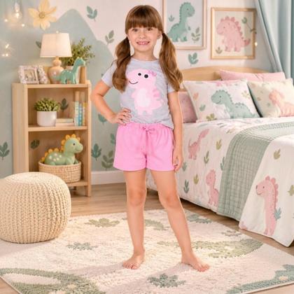 Imagem de Pijama Infantil Menina Bela Notte Kid Saurus