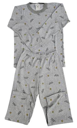 Imagem de Pijama Infantil Menina com Manga Longa 100% ALGODÃO  Conforto para Dormir Bem