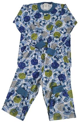 Imagem de Pijama Infantil Menino 100% ALGODÃO com Punho  Leve, Macio e Charmoso