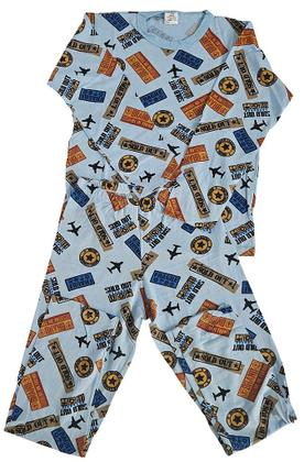 Imagem de Pijama Infantil Menino 100% ALGODÃO com Punho  Leve, Macio e Charmoso