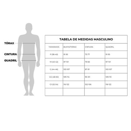 Imagem de Pijama Inverno Masculino Adulto Blusa Listras