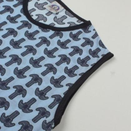 Imagem de Pijama Juvenil Menino 1 Conjunto Regata Sortida Para o Verão - 2 peças