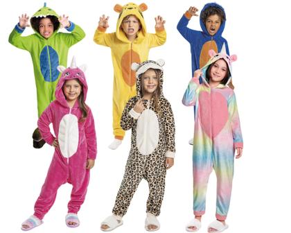 Imagem de Pijama kigurumi infantil-juvenil macacão bichinhos-inverno