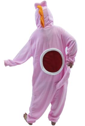 Imagem de Pijama Kigurumi LaKigurumi Pink Yoshi unissex para adultos pequenos