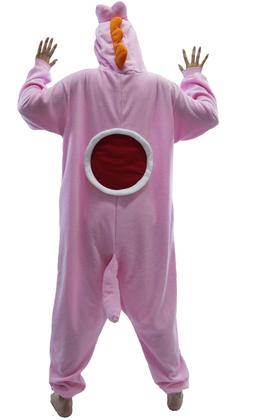 Imagem de Pijama Kigurumi LaKigurumi Pink Yoshi unissex para adultos pequenos
