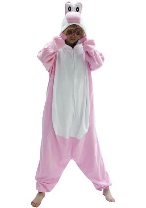 Imagem de Pijama Kigurumi LaKigurumi Pink Yoshi unissex para adultos pequenos