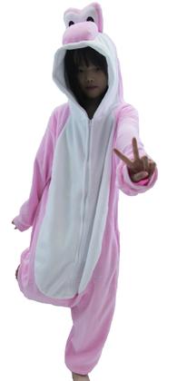 Imagem de Pijama Kigurumi LaKigurumi Pink Yoshi unissex para adultos pequenos