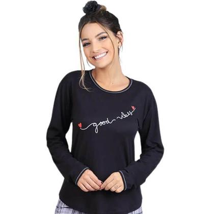 Imagem de Pijama Longo Cia do Corpo 4705 Xadrez
