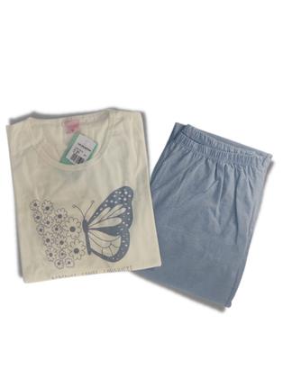 Imagem de Pijama longo fem borboleta lua encantada ref 982