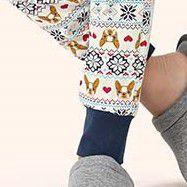 Imagem de Pijama longo fem dog coração lua encantada ref 974