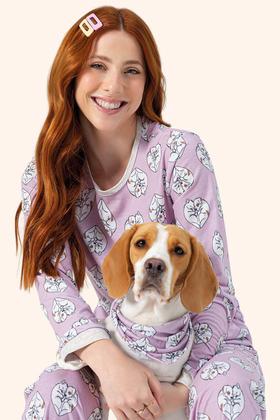 Imagem de Pijama longo fem estamparia pets lua encantada ref 979