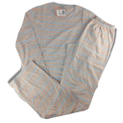 Imagem de Pijama longo fem mescla listrado lua encantada ref 992