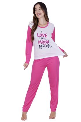 Imagem de Pijama Longo Feminino Adulto Inverno Manga Longa - c8 PIJAMA GABI