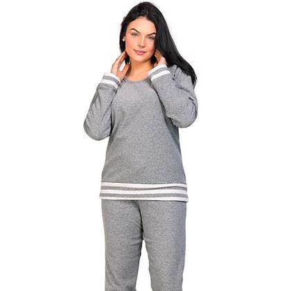 Imagem de Pijama Longo Feminino Bello Sonhos 4183 Com Listras