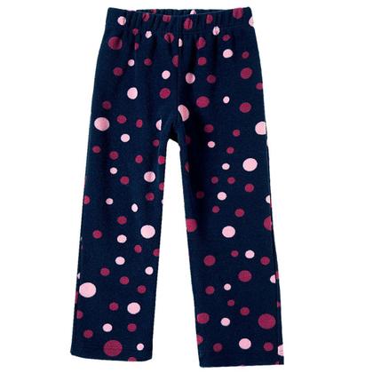 Imagem de Pijama Longo Infantil Menina em Soft Bolinhas Marinho Tip Top