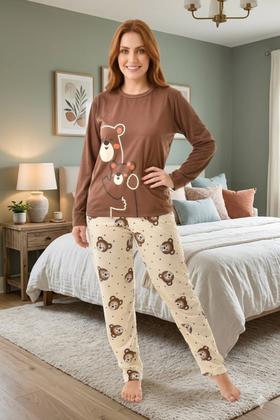 Imagem de Pijama Longo Inverno Feminino Adulto