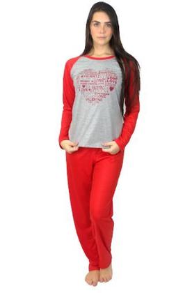 Imagem de Pijama Longo Leve Blusa Comprida Inverno Estampado Feminino