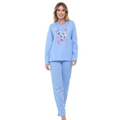 Imagem de Pijama Longo Moletinho Doce Luar 10870 Cachorro