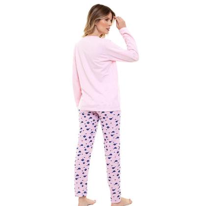 Imagem de Pijama Longo Moletinho Doce Luar 10872 Love - Rosa