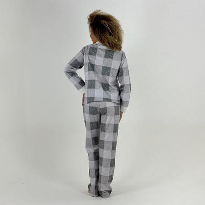 Imagem de Pijama Lua Encantada Americano de Soft Manga Longa com Calça Feminino