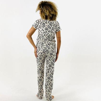 Imagem de Pijama Lua Encantada Americano Manga Curta com Calça Feminino