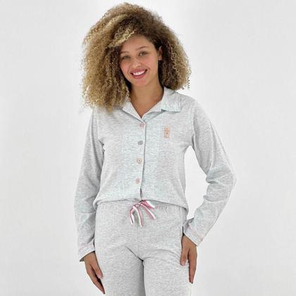 Imagem de Pijama Lua Encantada Americano Manga Longa com Calça Feminino