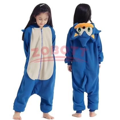 Imagem de Pijama Macacão Adulto E Infantil De Flanela Quente Com Desenhos Animados De Anime, Robe De Banho E