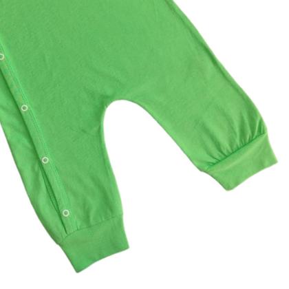 Imagem de Pijama Macacão Bebê Malha Manga Longa Fechamento em Botões