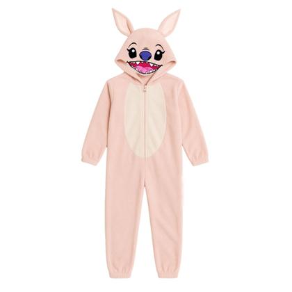 Imagem de Pijama Macacão Infantil Ange Fleece Fantasia Soft Camurça