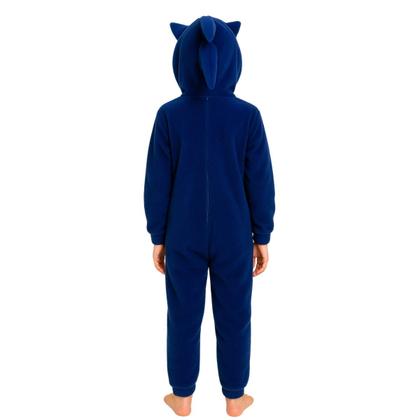 Imagem de Pijama Macacão Infantil Soni c/ Fantasia Soft Fleece Gamer