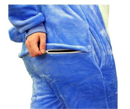 Imagem de Pijama Macacão Pelúcia Stitch Kigurumi Disney Original TAM G