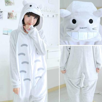 Imagem de Pijama Macacão Personagens Kigurumi Adulto Unissex Quentinhos