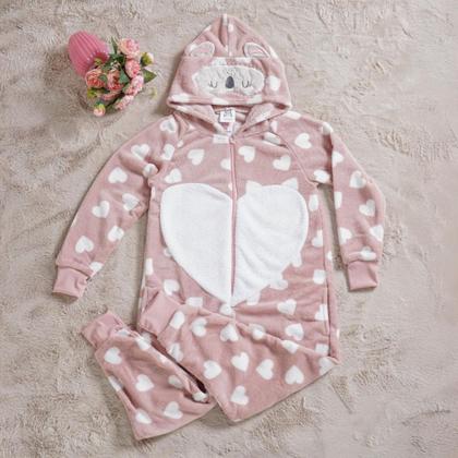 Imagem de Pijama Macacão Plush Infantil 8 Quentinho - Bene Casa