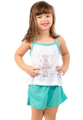 Imagem de Pijama Malha Alça Infantil Curto Short e Regata