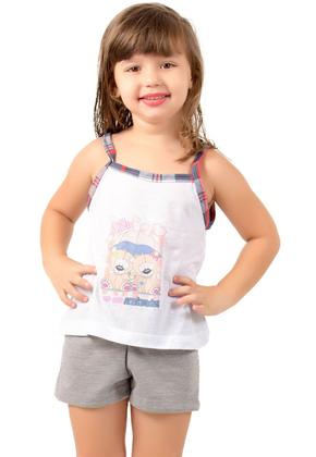 Imagem de Pijama Malha Alça Infantil Curto Short e Regata