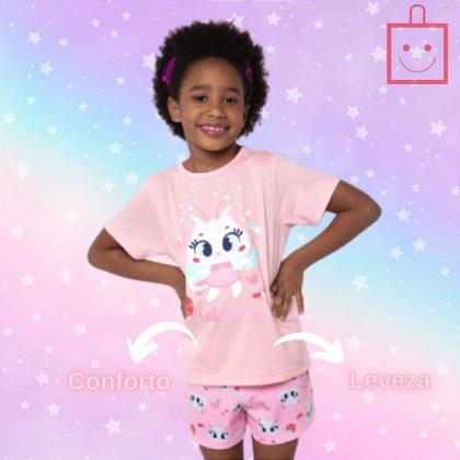 Imagem de Pijama Manga Curta Gata Fada Feminino Puket 030602662