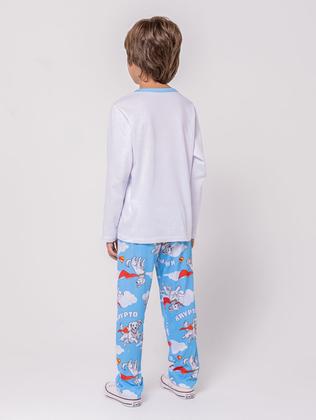 Imagem de Pijama Manga Longa Infantil Masculino Krypto