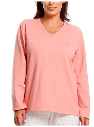 Imagem de Pijama Manga Longa Paulienne 535.69 Feminino Moletinho T. 42/54