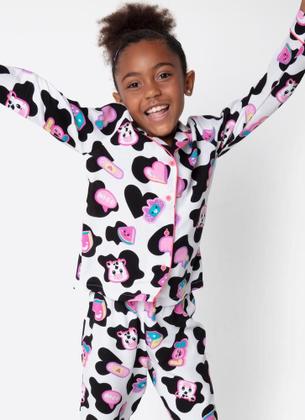 Imagem de Pijama Manga Longa Viscose Menina Vaca Patches - Puket