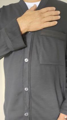 Imagem de Pijama Masculino Aberto Flanelado Moletinho C/botões Inverno Liso