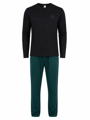 Imagem de Pijama Masculino Algodão Malha Inverno Manga Longa Adulto Malwee