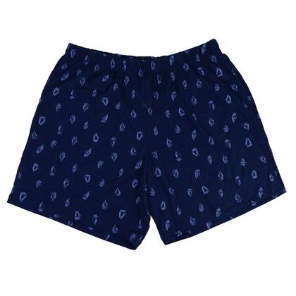 Imagem de Pijama Masculino Danka Plus Size Curto Azul Marinho - 011020