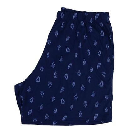 Imagem de Pijama Masculino Danka Plus Size Curto Azul Marinho - 011020