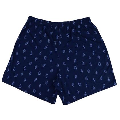 Imagem de Pijama Masculino Danka Plus Size Curto Azul Marinho - 011020