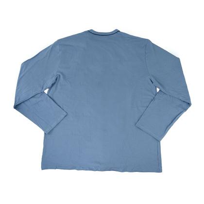 Imagem de Pijama Masculino Recco Longo Aberto Azul Sky - 15215