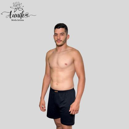 Imagem de Pijama Masculino Samba Canção Lisa Algodão